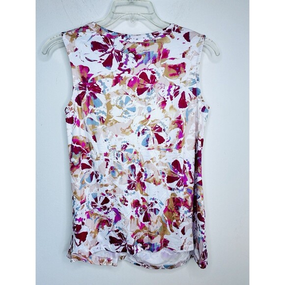 Laila Ali Drape Front Tank QVC HSN Butterfly Print  Medium Artsy Fairycore Cos - Picture 9 of 9